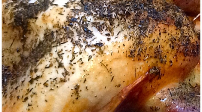 Roast Turkey with gluten free herb stuffing